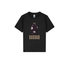 Black front flat lay